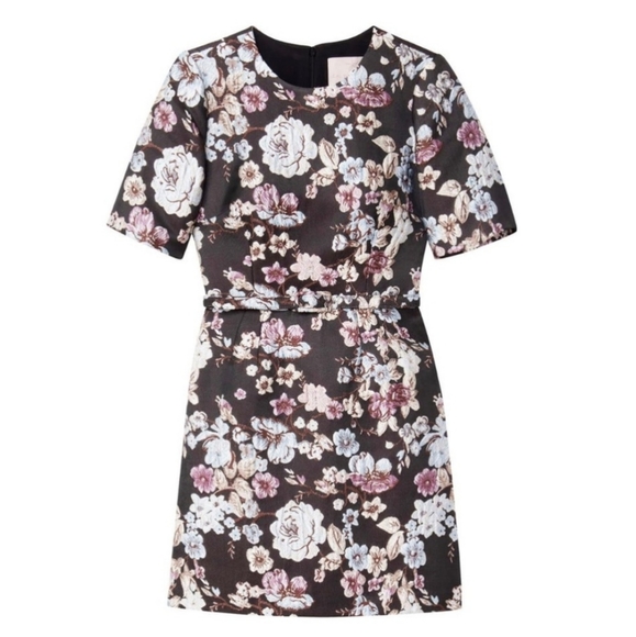 Gal Meets Glam Belted Jacquard Mini Dress - Picture 5 of 10